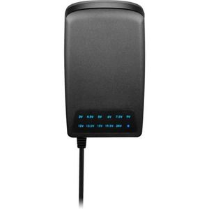 Insignia™ - 3,000 mA 5’ Universal AC Adapter for High-Output Devices - Black